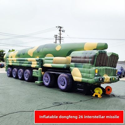 Dongfeng 26 Raketvoertuig opblaasbaar Jungle Grote bloem 1/1 Op maat gemaakt Product Oxford Stof