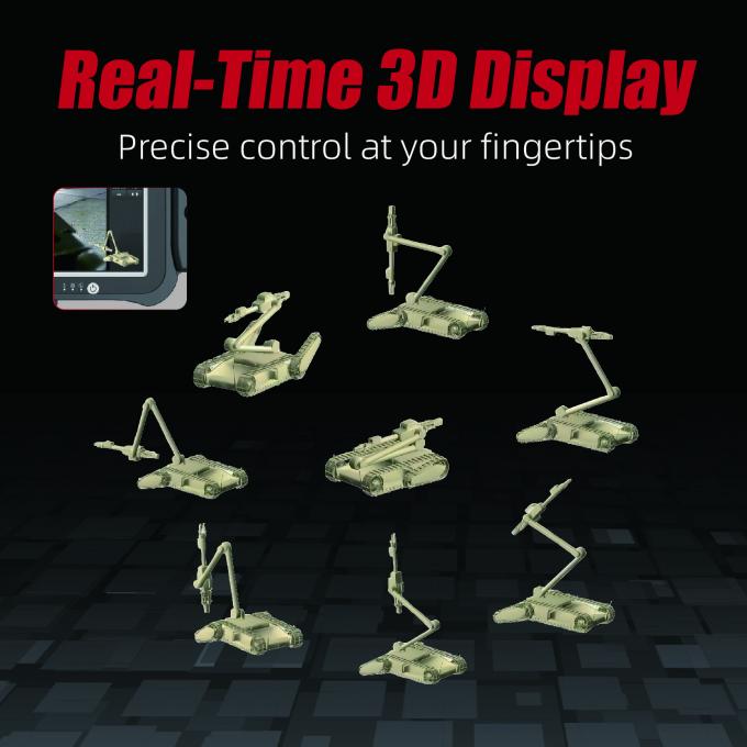 Middelgrote EOD-robot met X-Y-Z-coördinaatarm voor precisie-ontmanteling 2